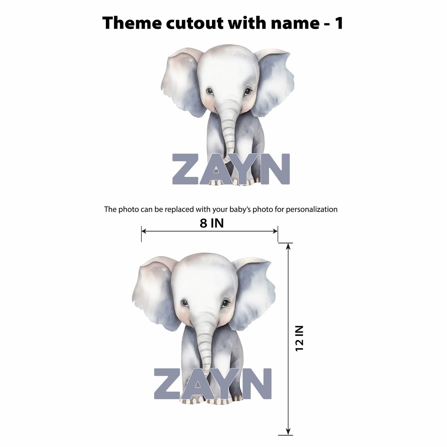 Elephant First Birthday Starter