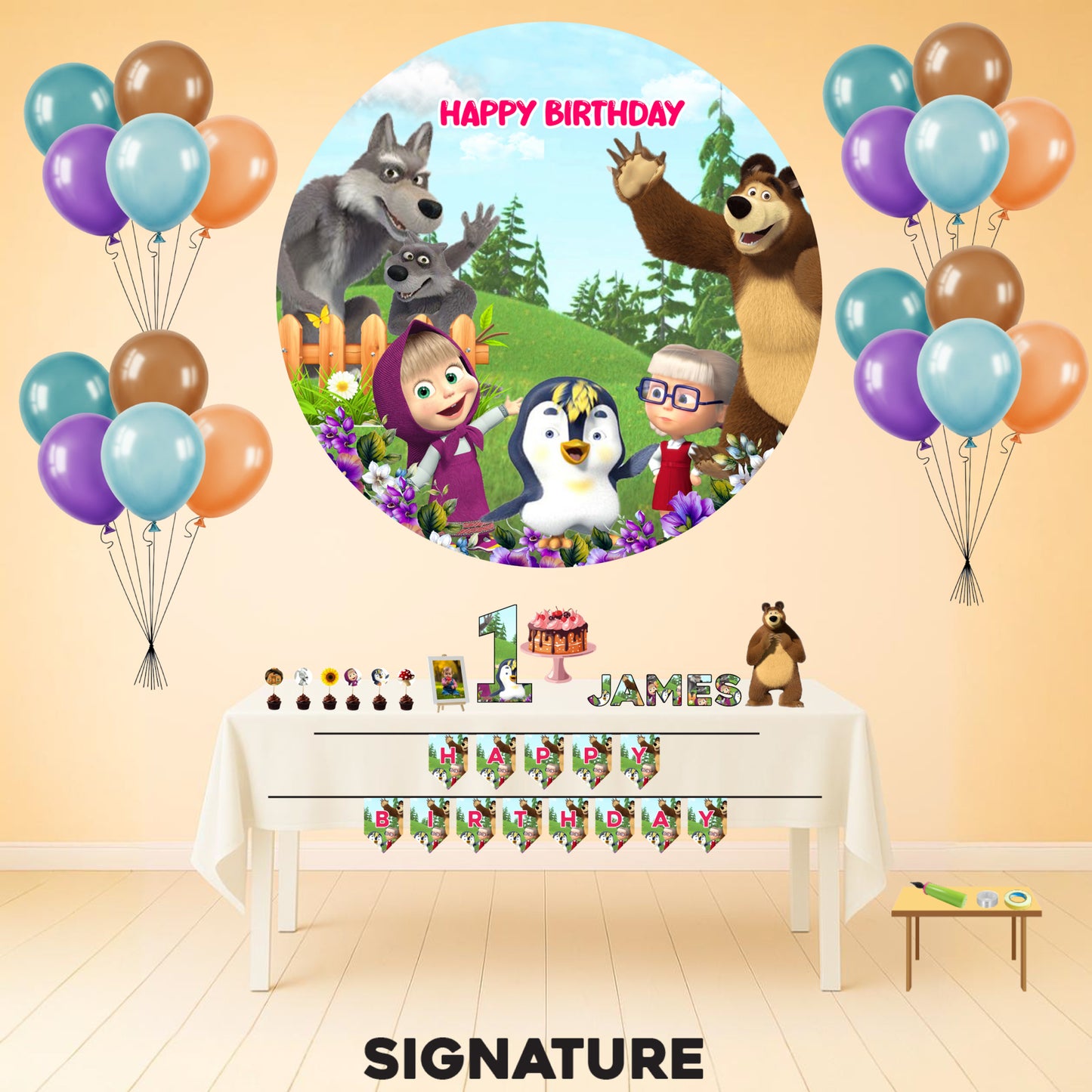 Masha & Friends Signature