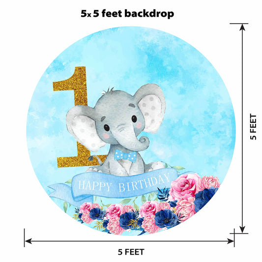 Elephant First Birthday Starter