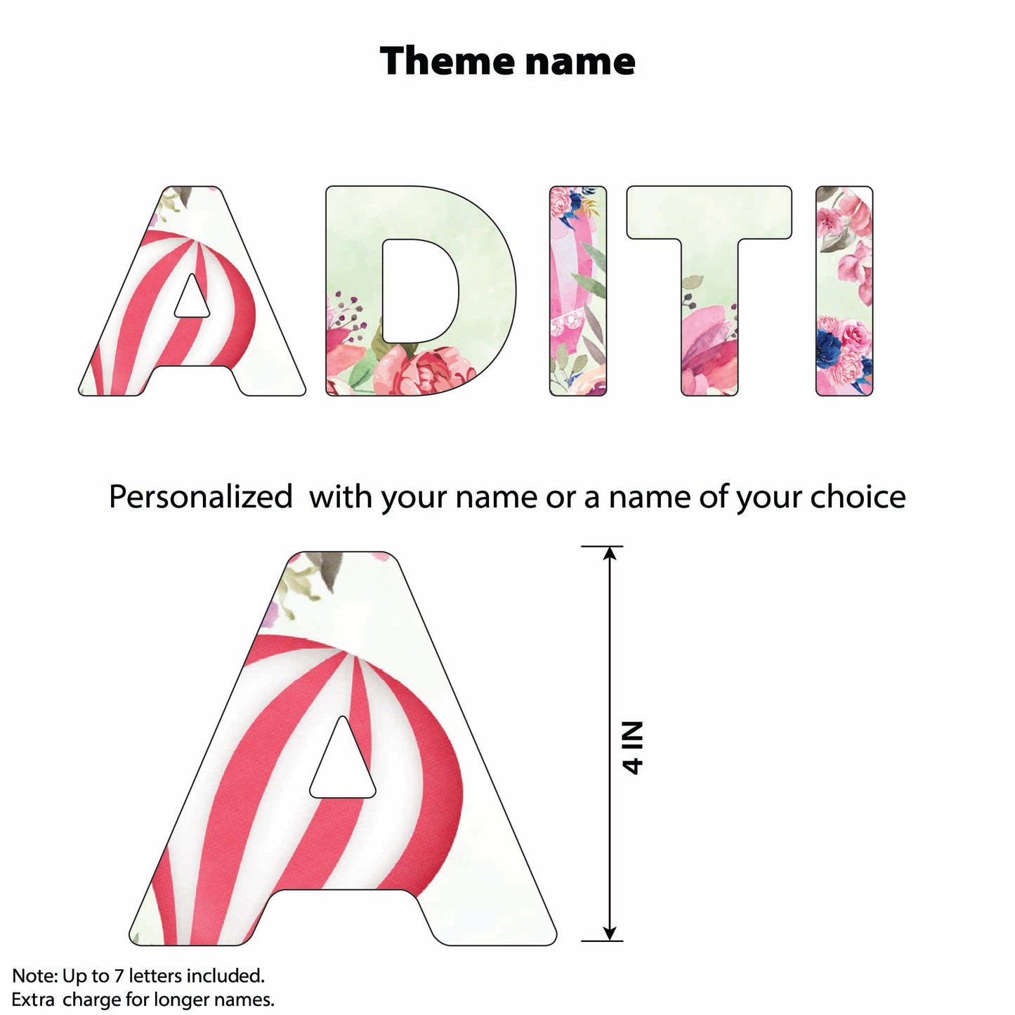 Floral Balloon Fantasy Signature