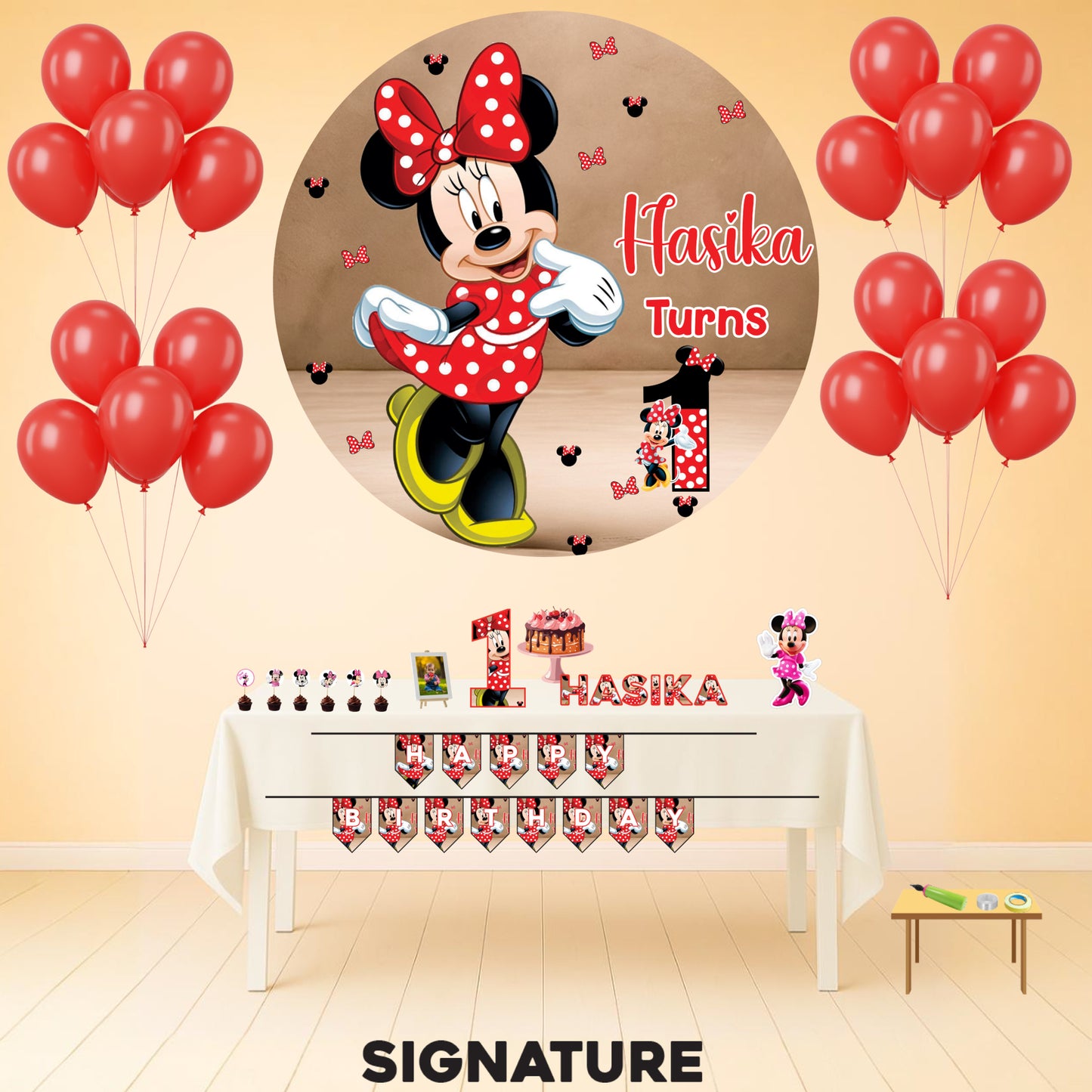 Minnie Mouse Signature